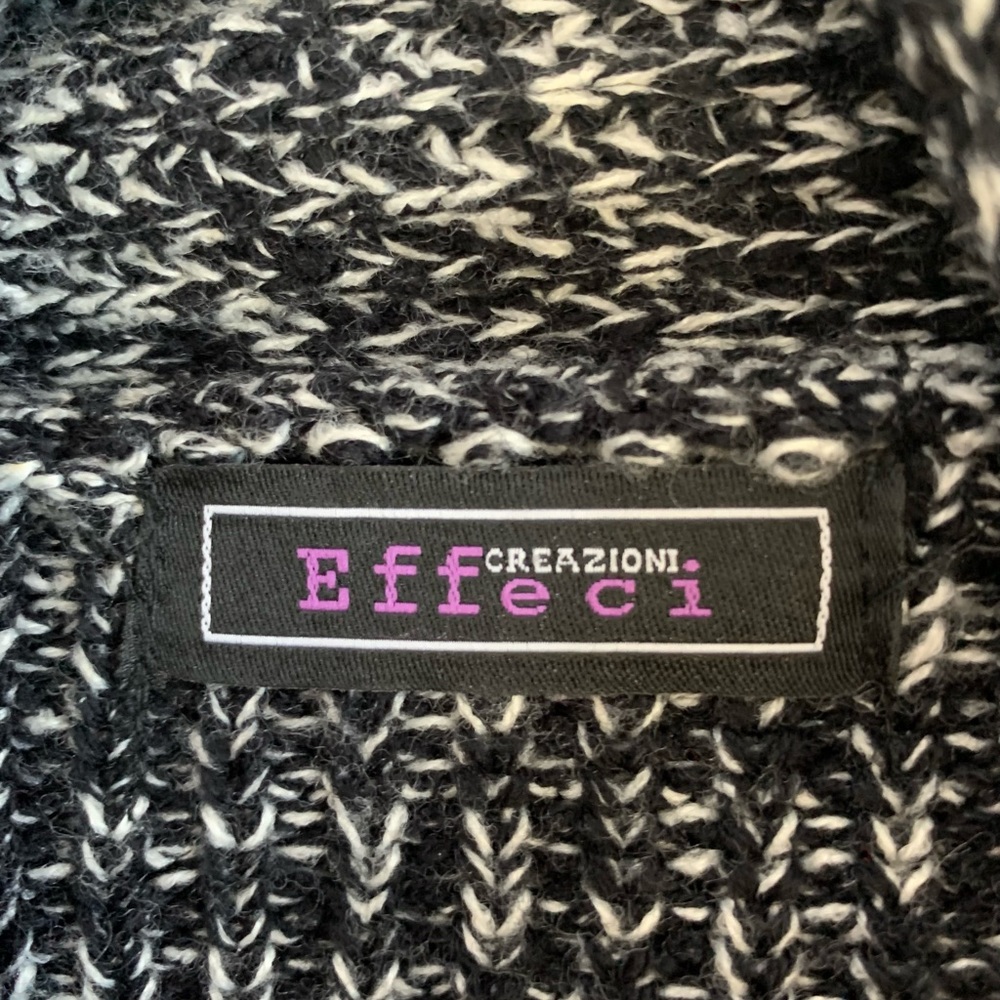 Creazioni Effeci Italian Open Front Sweater Sz XL - Picture 4 of 4